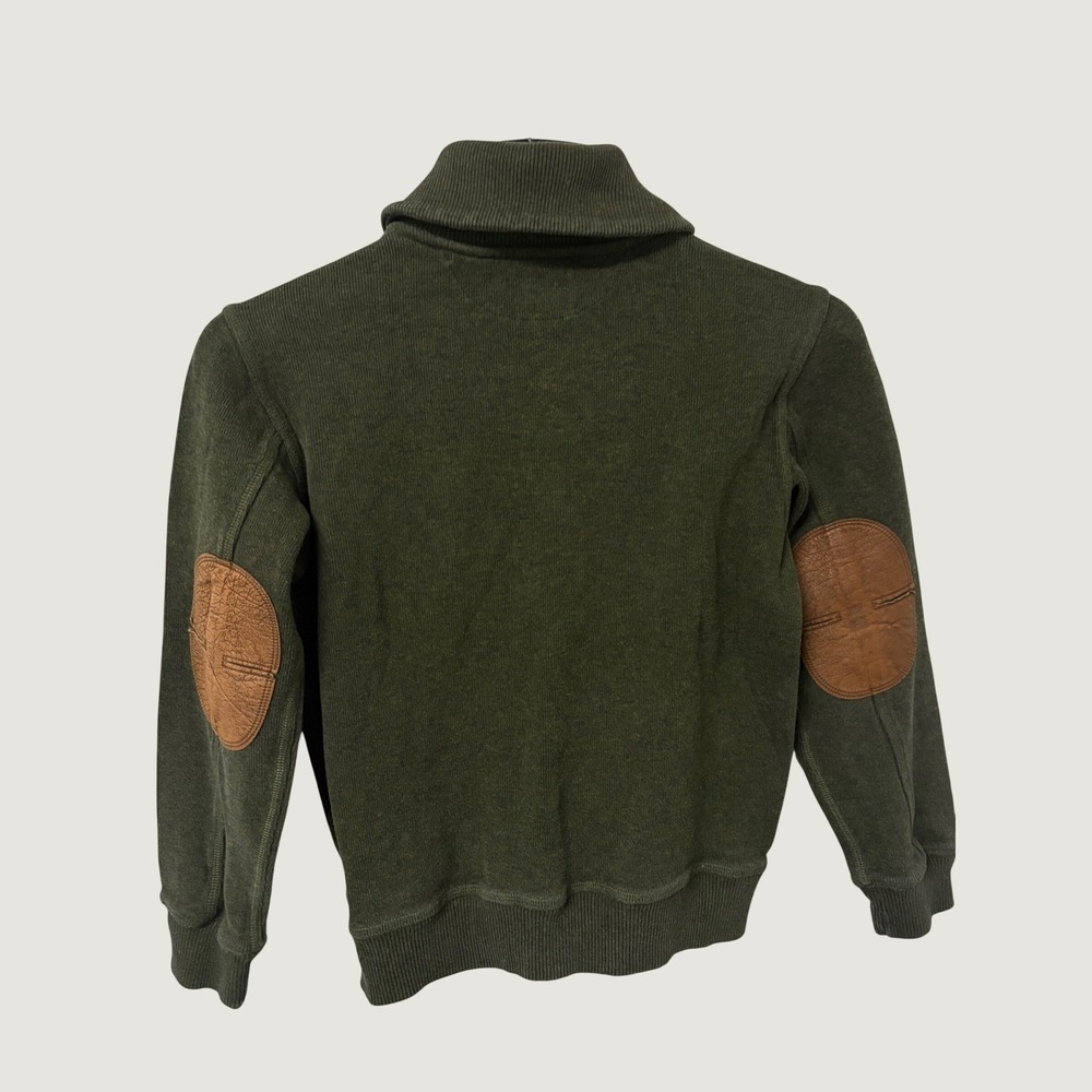 Polo Ralph Lauren Boys Utility Shawl Neck Sweater Heritage Hiking Rugged Prep M - Picture 2 of 6